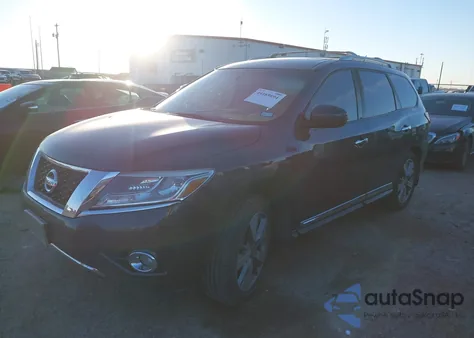 2016 Nissan Pathfinder Platinum/S/Sl/Sv z USA, uszkodzony, nr VIN 5N1AR2MM5GC647629